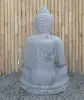  Product image 6 of the product “Seated Buddha made of Riverstone in Bhumisparsha - gesture of touching the earth. 86cm height. ”